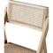 Isl Furnishings Ibiza Rattan Modern Folding Chair 2, Natural, PR CH51DC-2PK-NATURAL - alternate 2